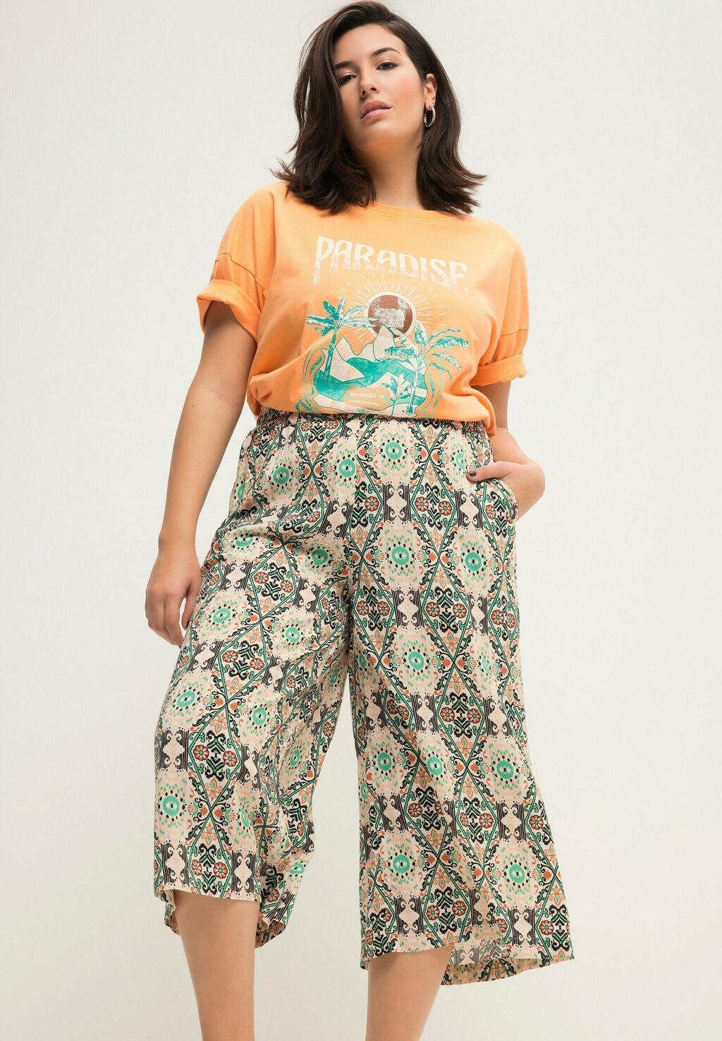 

Тканевые брюки CULOTTE WIDE LEGS ELASTIKBUND Studio Untold, мята