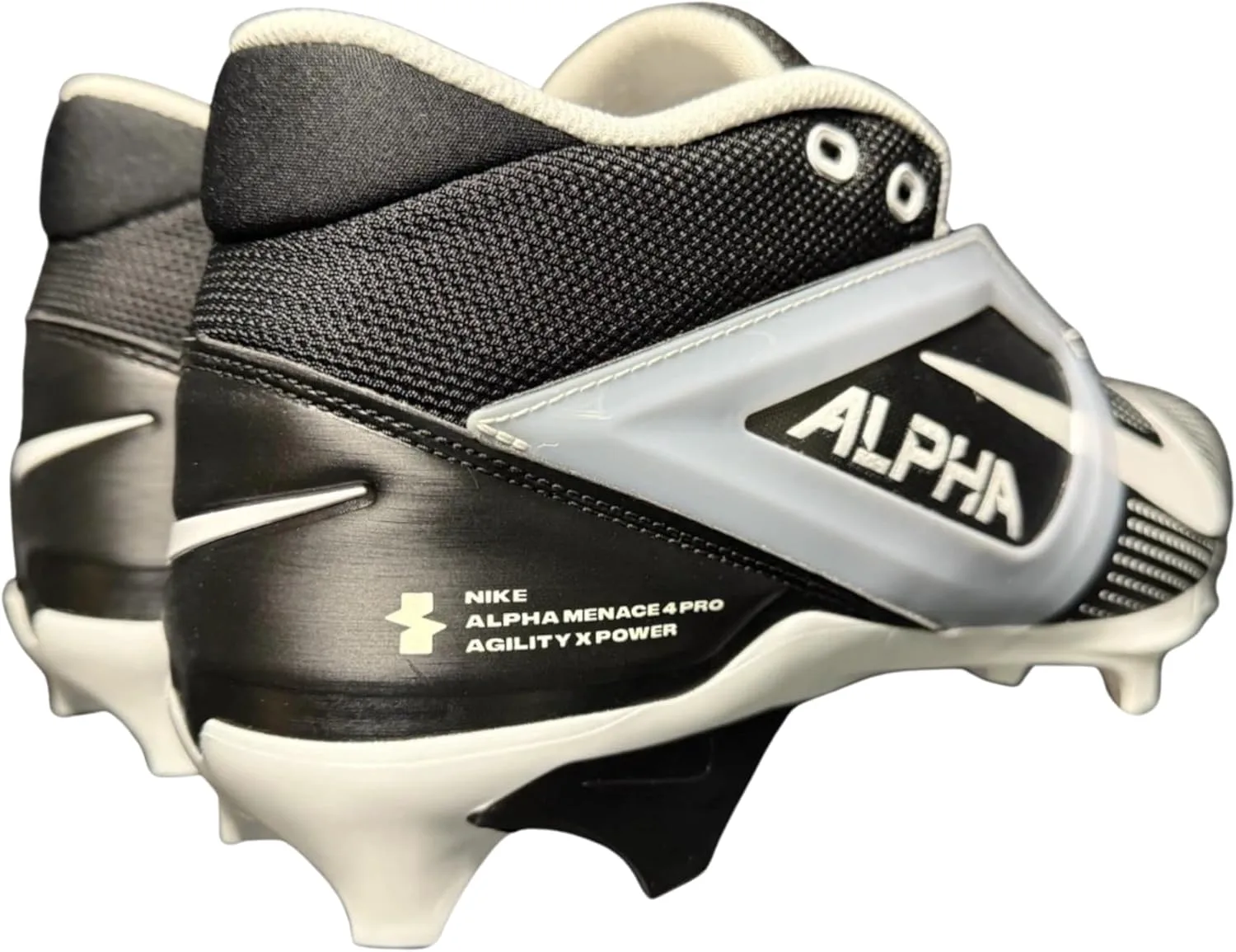 Футбольные бутсы Nike Men's Alpha Menace 4 Pro NRG, черно-белый — фото 3