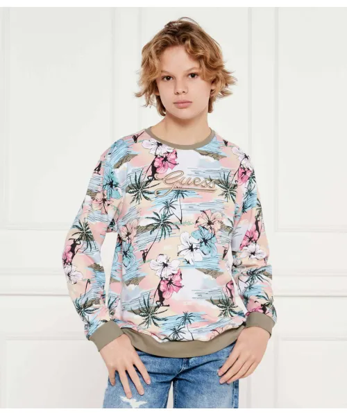 

Толстовка Regular fit Guess, белый