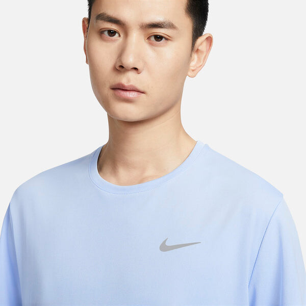 Футболка Nike Dri-FIT UV Miler Short-Sleeve Running Top 'Blue', синий — фото 2