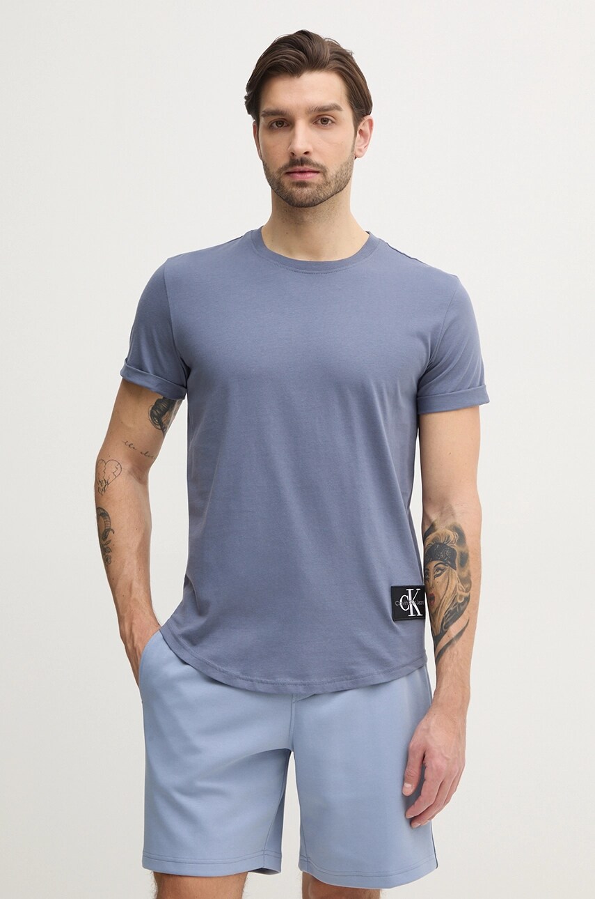 

Футболка из хлопка Calvin Klein Jeans, синий
