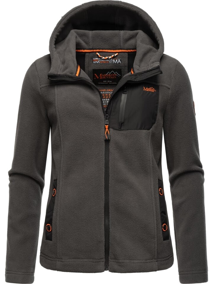 

Флисовая куртка Marikoo, цвет anthracite