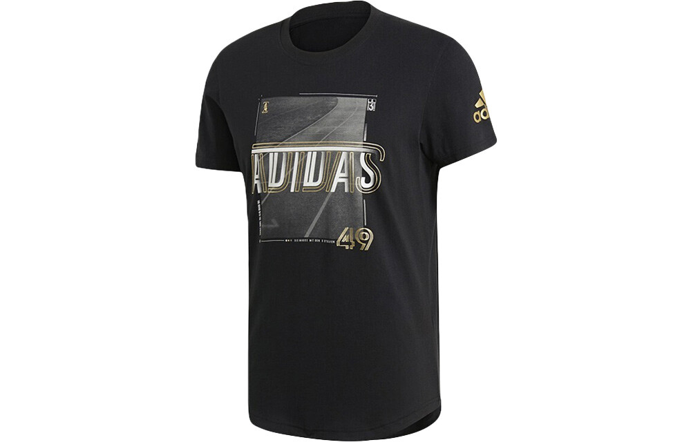 

Футболка мужская черная Adidas, черный