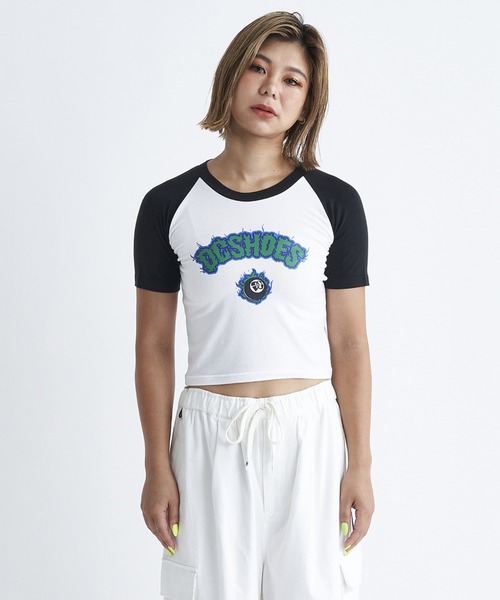 

Футболка с коротким рукавом, реглан DC SHOES, черный