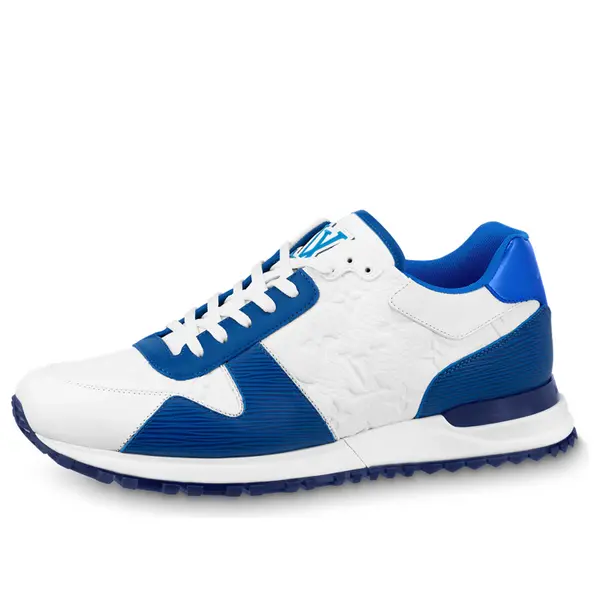 

Кроссовки lv run away sneakers 'white monogram with blue epi' Louis Vuitton, белый