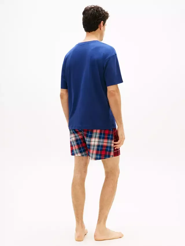 Пижамный комплект Heritage из хлопка, синий/разноцветный Tommy Hilfiger — фото 2