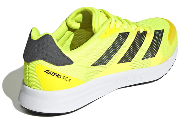 Кроссовки Adizero RC 4 мужские низкие неоново-желтые Adidas — фото 4