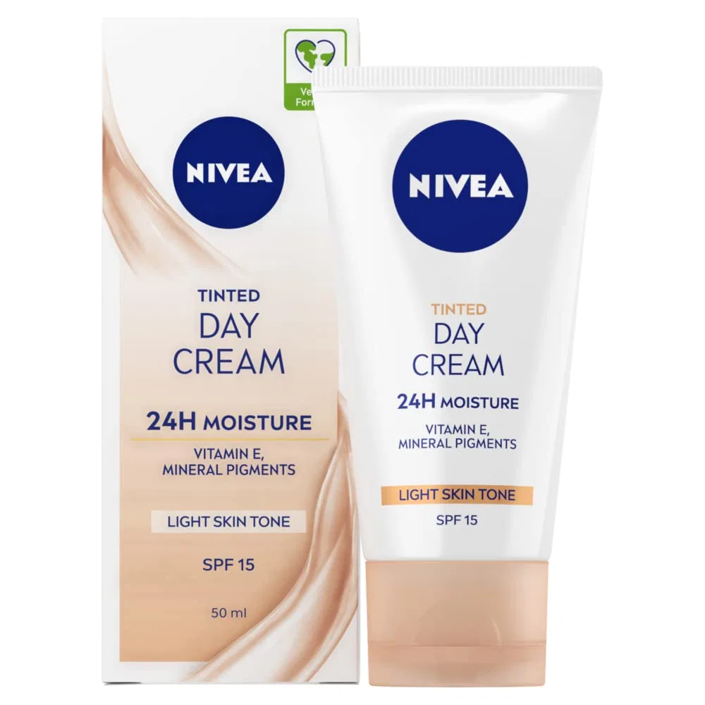 Крем для лица SPF NIVEA Тонирующий увлажняющий дневной с витамином Е и