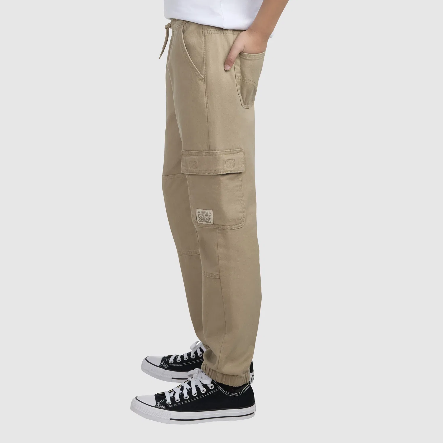 Свободные спортивные брюки-карго для мальчиков 8-20 лет Levi's, Brown — фото 3