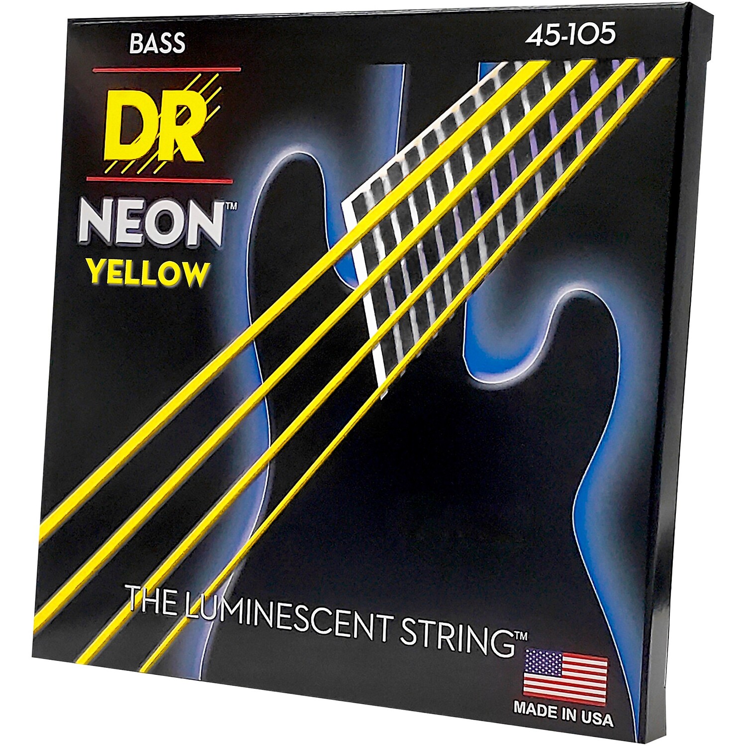 

Струны DR NEON Hi-Def Yellow Bass SuperStrings Medium, 4-струнные DR Strings
