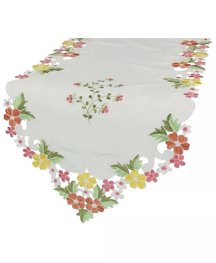 

Настольная дорожка Fancy Flowers, 15 x 54 дюйма Xia Home Fashions, красный