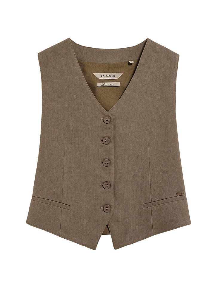 

Polo Club Жилет цвета таупе