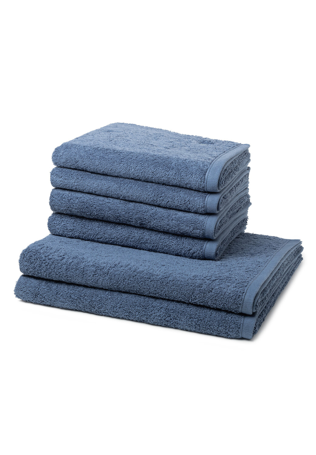 

Полотенце для ванной Ross 4 X 2 X Duschtuch im Set Vita, цвет Denim