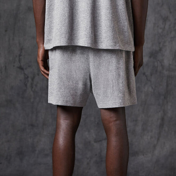 Шорты fw20 lounge shorts 'heather oatmeal' Fear Of God Essentials, серый — фото 4