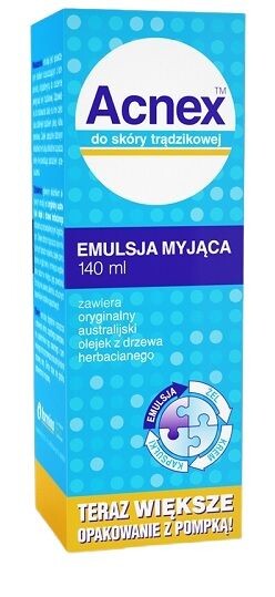 

Очищающая эмульсия для лица Acnex Emulsja Myjąca Płyn, 140 мл