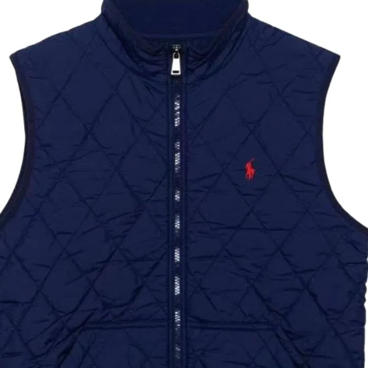 Жилет детский с воротником-стойкой Polo Ralph Lauren Marine Blue — фото 4