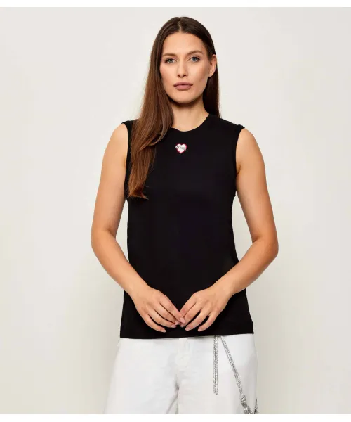 

Топ Казимиро Regular fit Pinko, черный