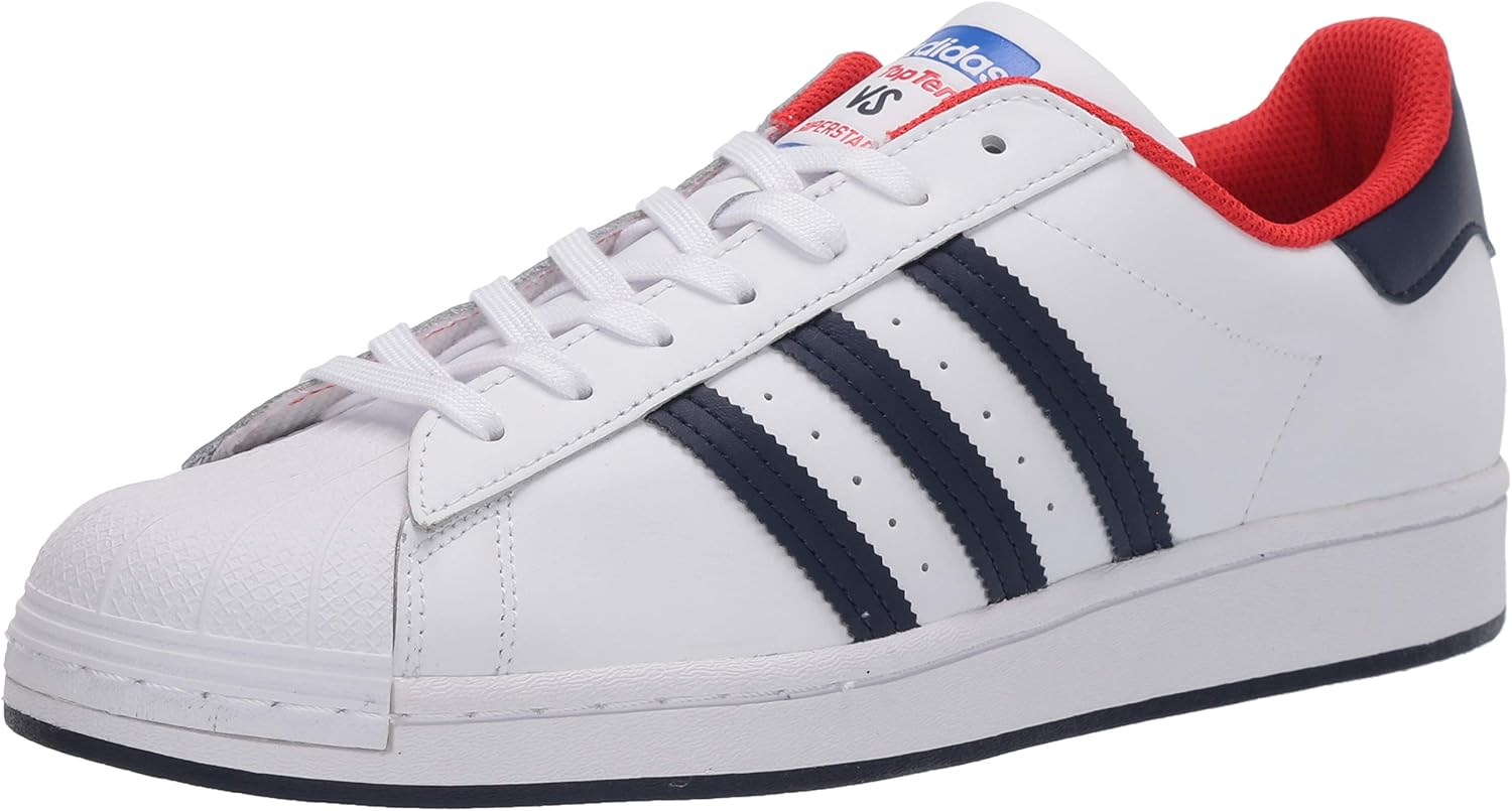 

Мужские кроссовки Adidas Superstar, белый/темно-синий/красный