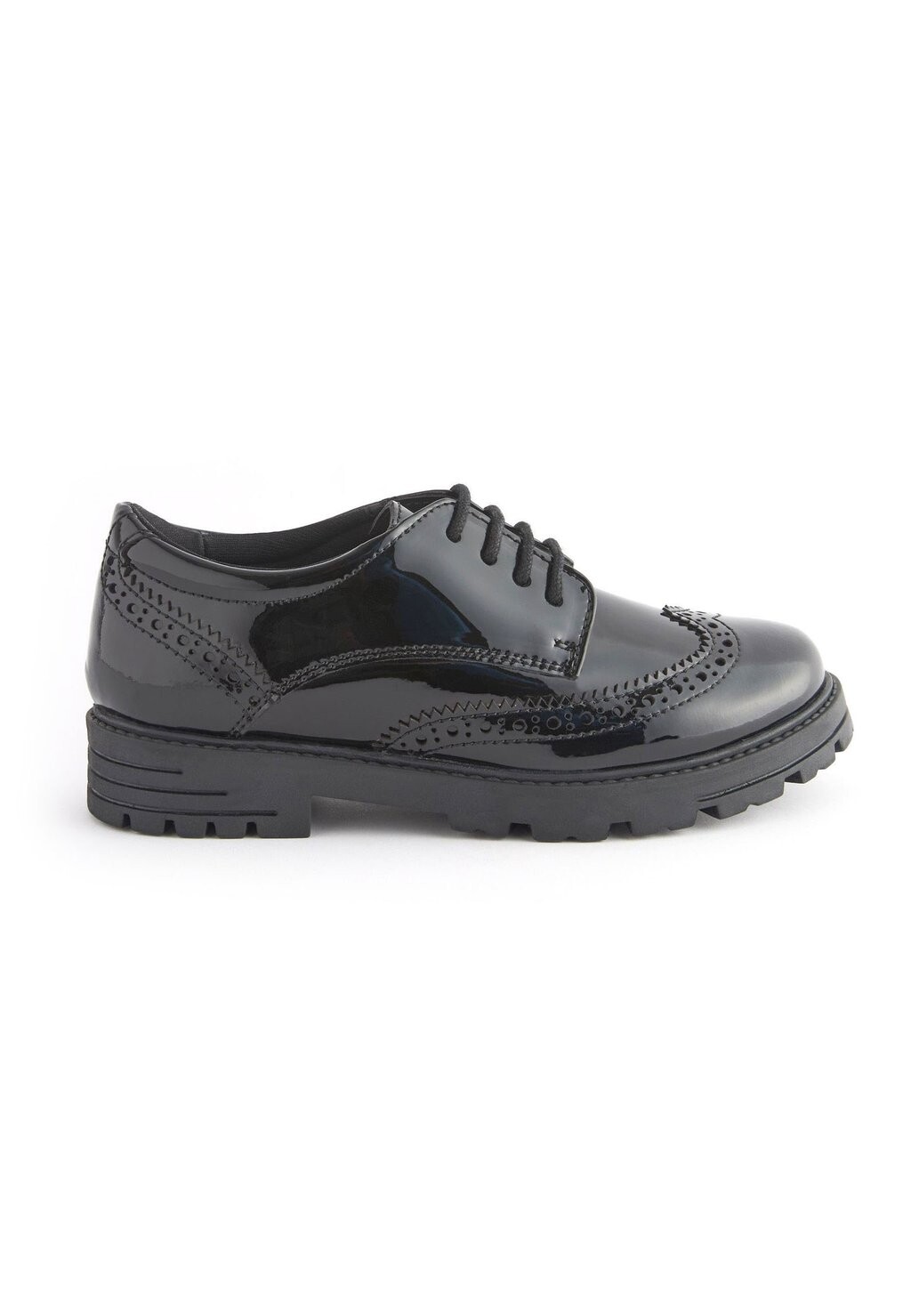 

Ботинки SCHOOL CHUNKY BROGUES WIDE FIT G Next, цвет black patent