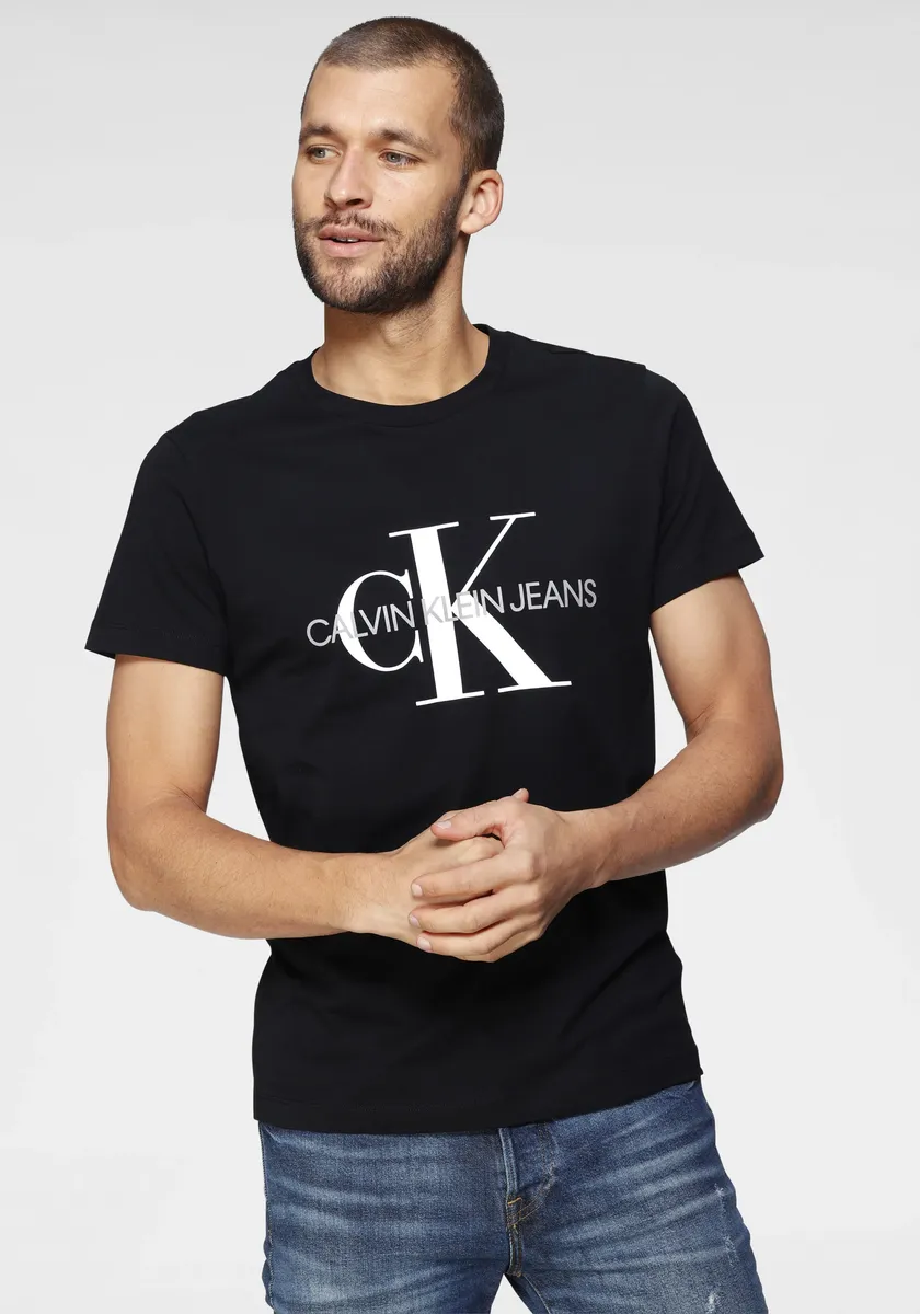 

Футболка Calvin Klein Jeans "ICONIC MONOGRAM SLIM TEE", черный