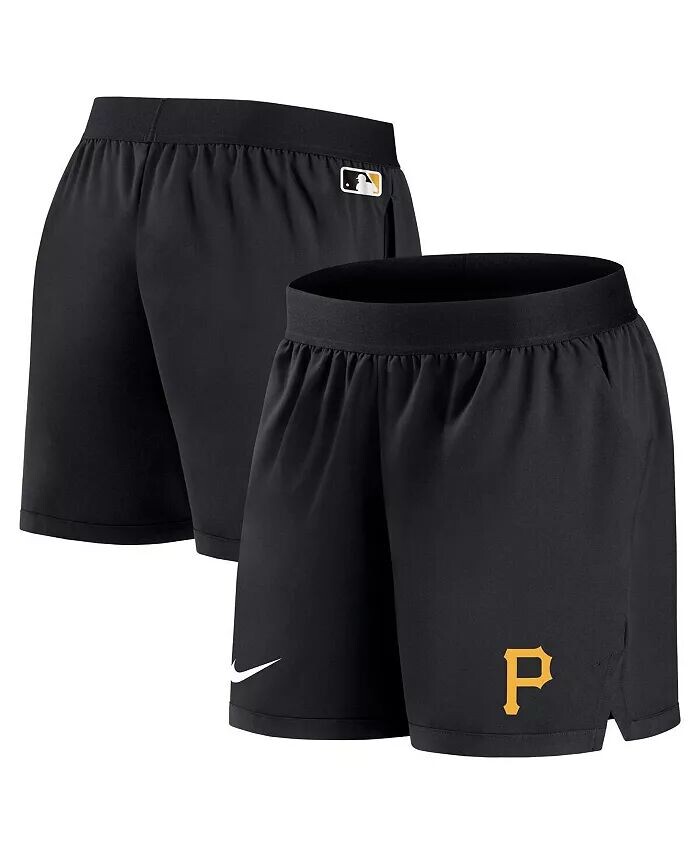 

Женские черные шорты Pittsburgh Pirates Authentic Collection Team Performance Nike