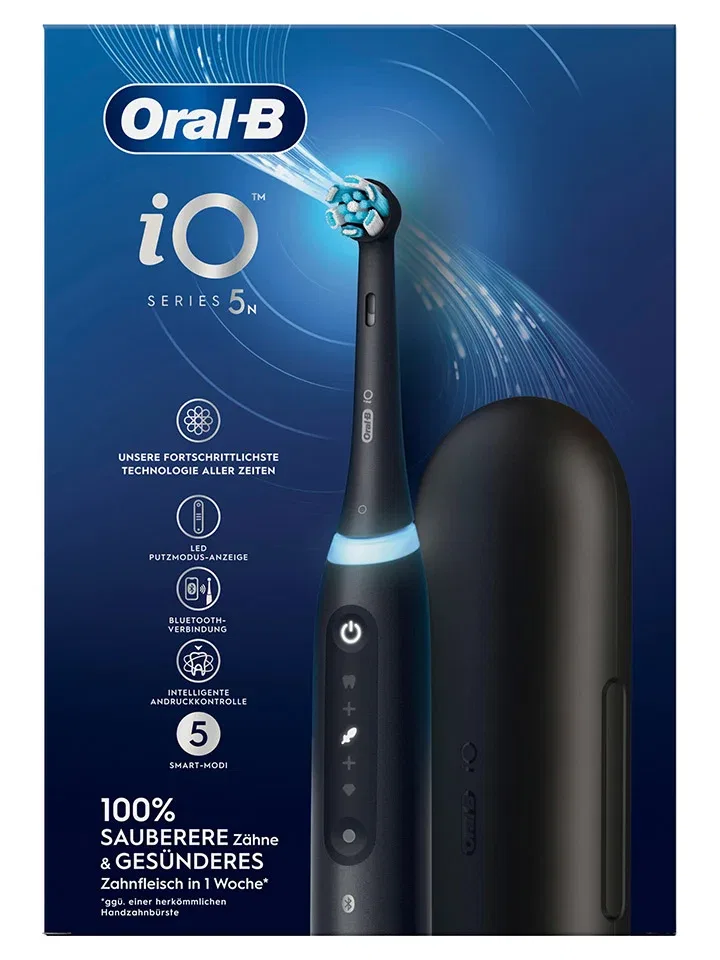 Электрическая зубная щетка iO Series 5 Oral-B черный — фото 3