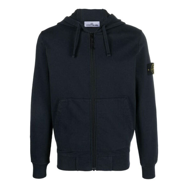 

Толстовка full zip jacket 'navy blue' Stone Island, синий