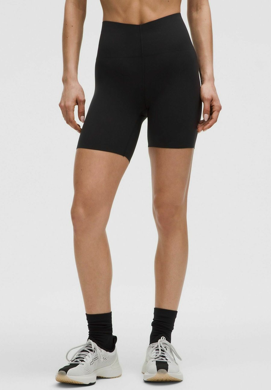 

Спортивные шорты lululemon GLOW UP SUPER-HIGH-RISE 15CM, Black/Black