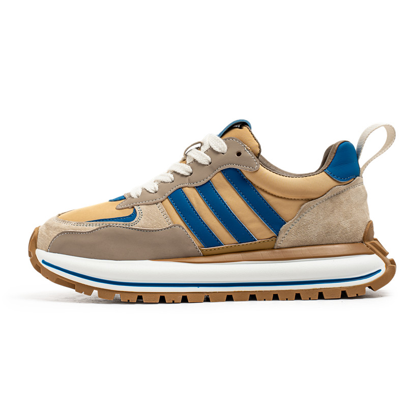 

Boogie Bear Амортизирующие нескользящие износостойкие дышащие низкие повседневные туфли с эффектом увеличения роста мужские бежевые, цвет Beige