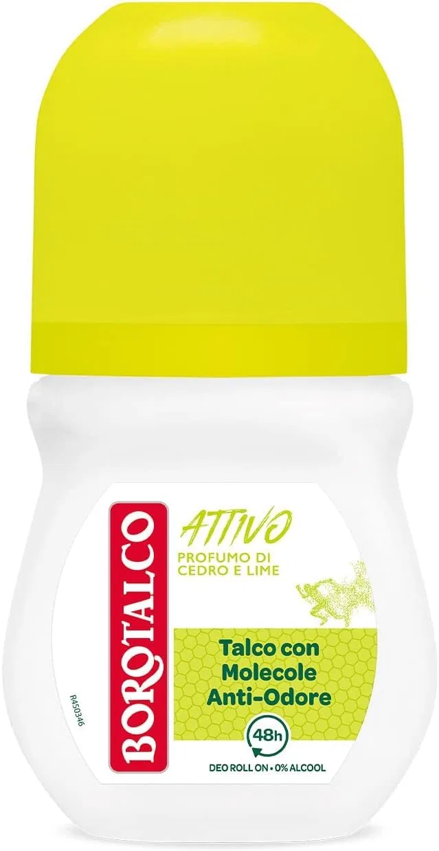 Дезодорант-антиперспирант роликовый Borotalco Active Yellow, 3 x 50 мл Italian Gourmet E.R. — фото 2
