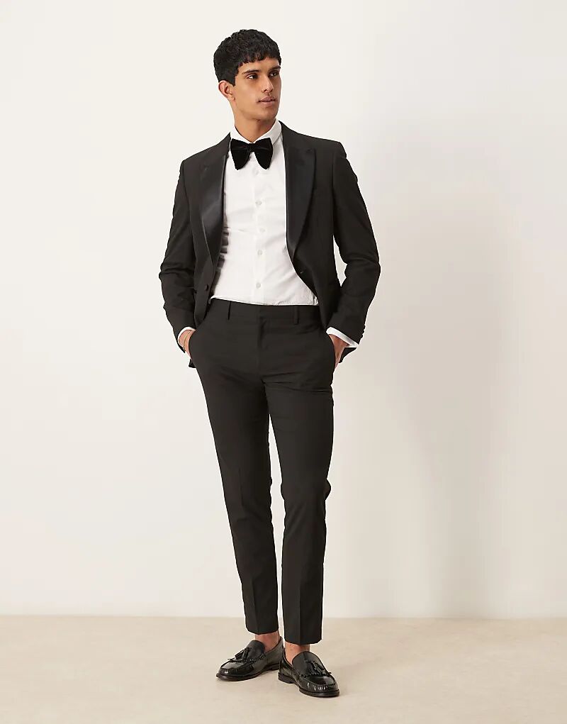 

Узкие брюки-смокинг ASOS DESIGN черного цвета