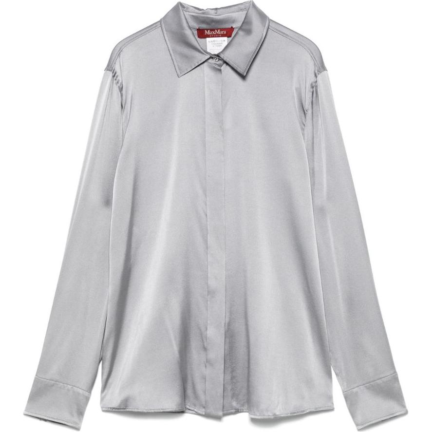 

Майка на пуговицах Max Mara MaxMara, серый