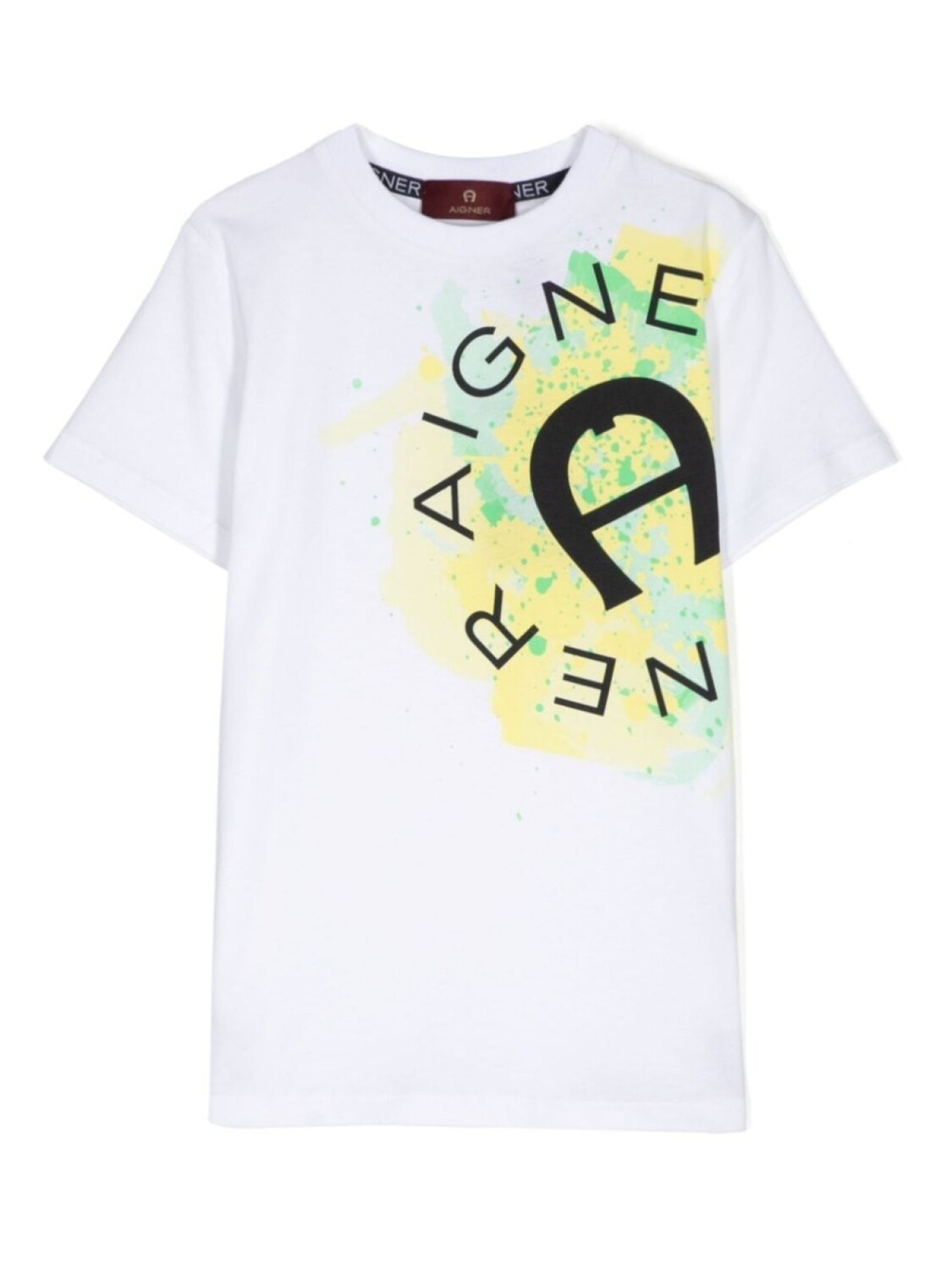 

Aigner Kids футболка из джерси с логотипом, белый