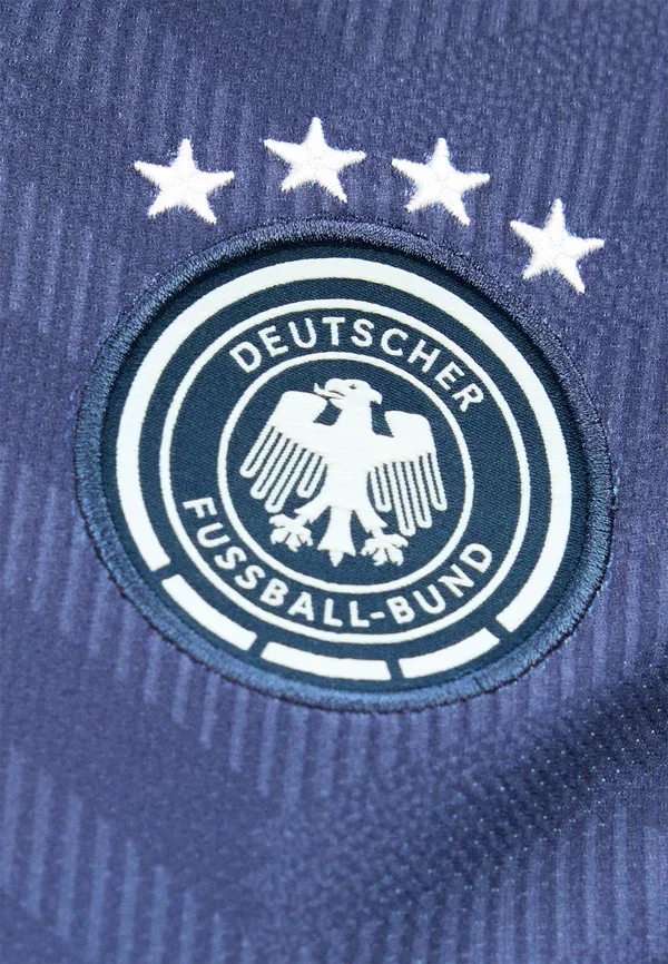 Футболка Adidas Performance Deutschland dfb 26 away replica cropped national team wear, темно-синяя — фото 4