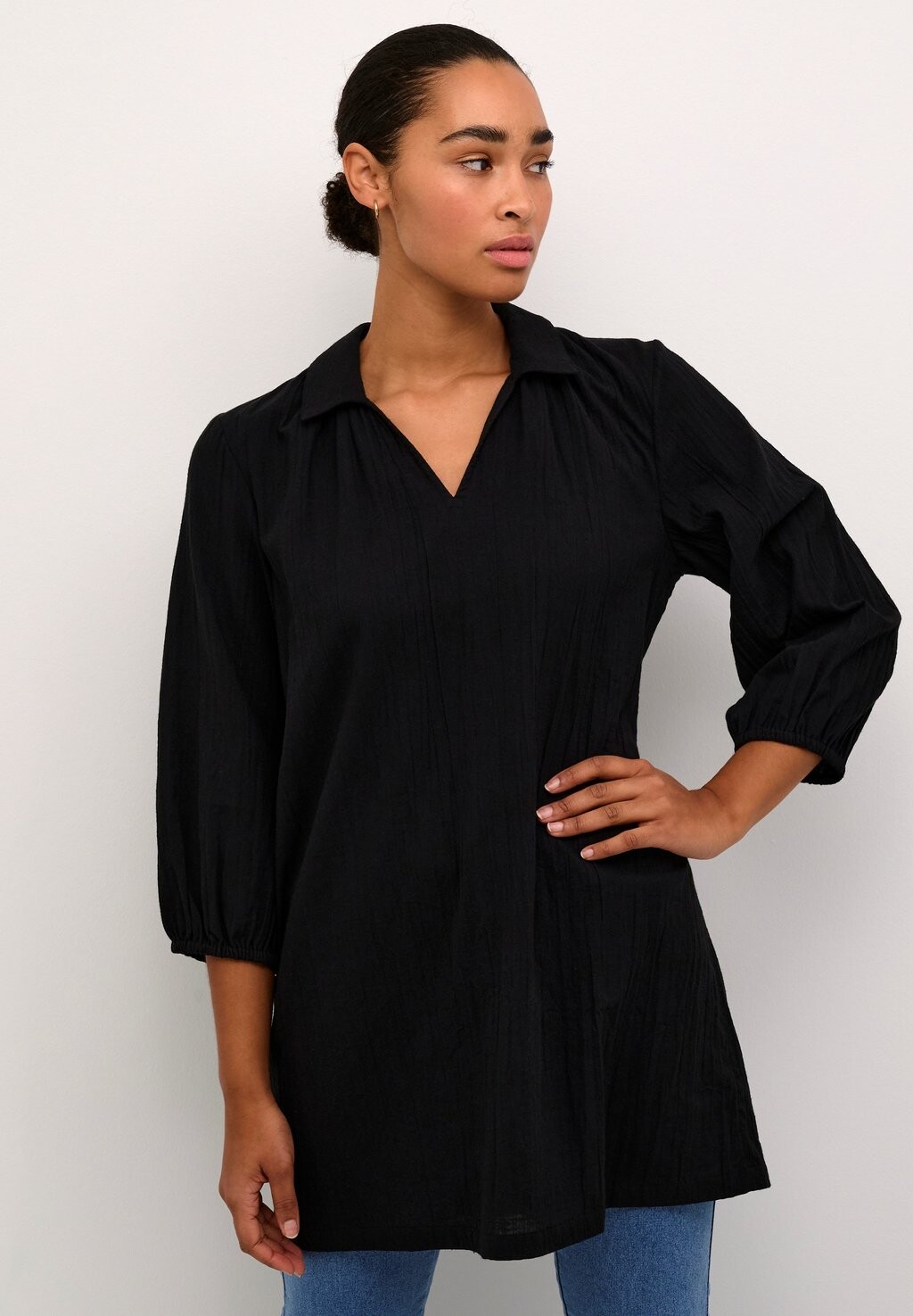 

Туника KAEMILY LULA Kaffe, цвет black deep