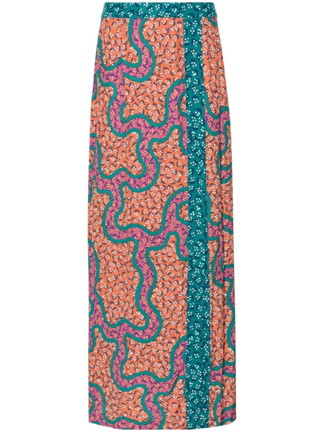 

Diane Von Furstenberg юбка макси Latrice с графичным принтом, оранжевый