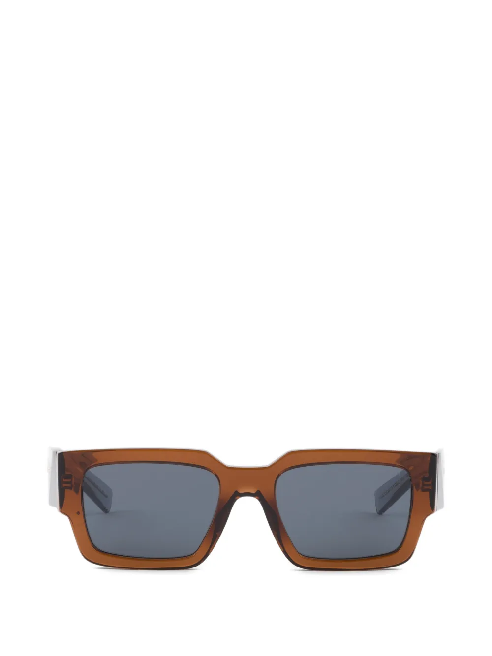 

Солнцезащитные очки в квадратной оправе Symbole Prada, коричневый