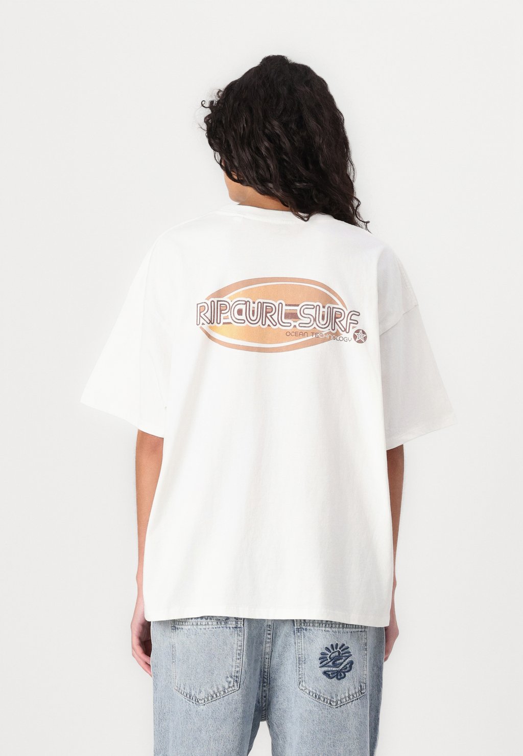 

Футболка с принтом LAS DALIAS HERITAGE TEE Rip Curl, молочный