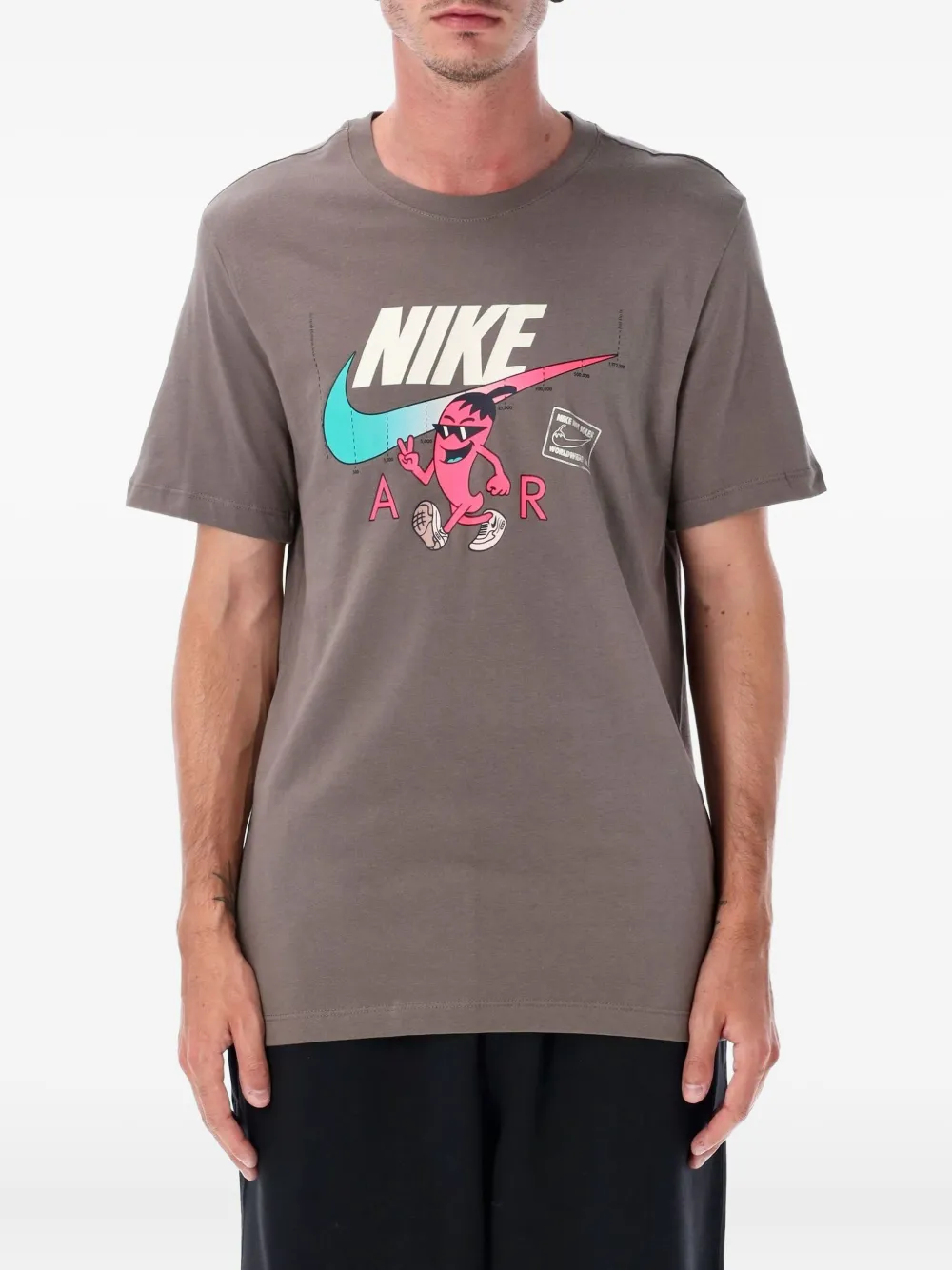 

Футболка с логотипом Nike, серый