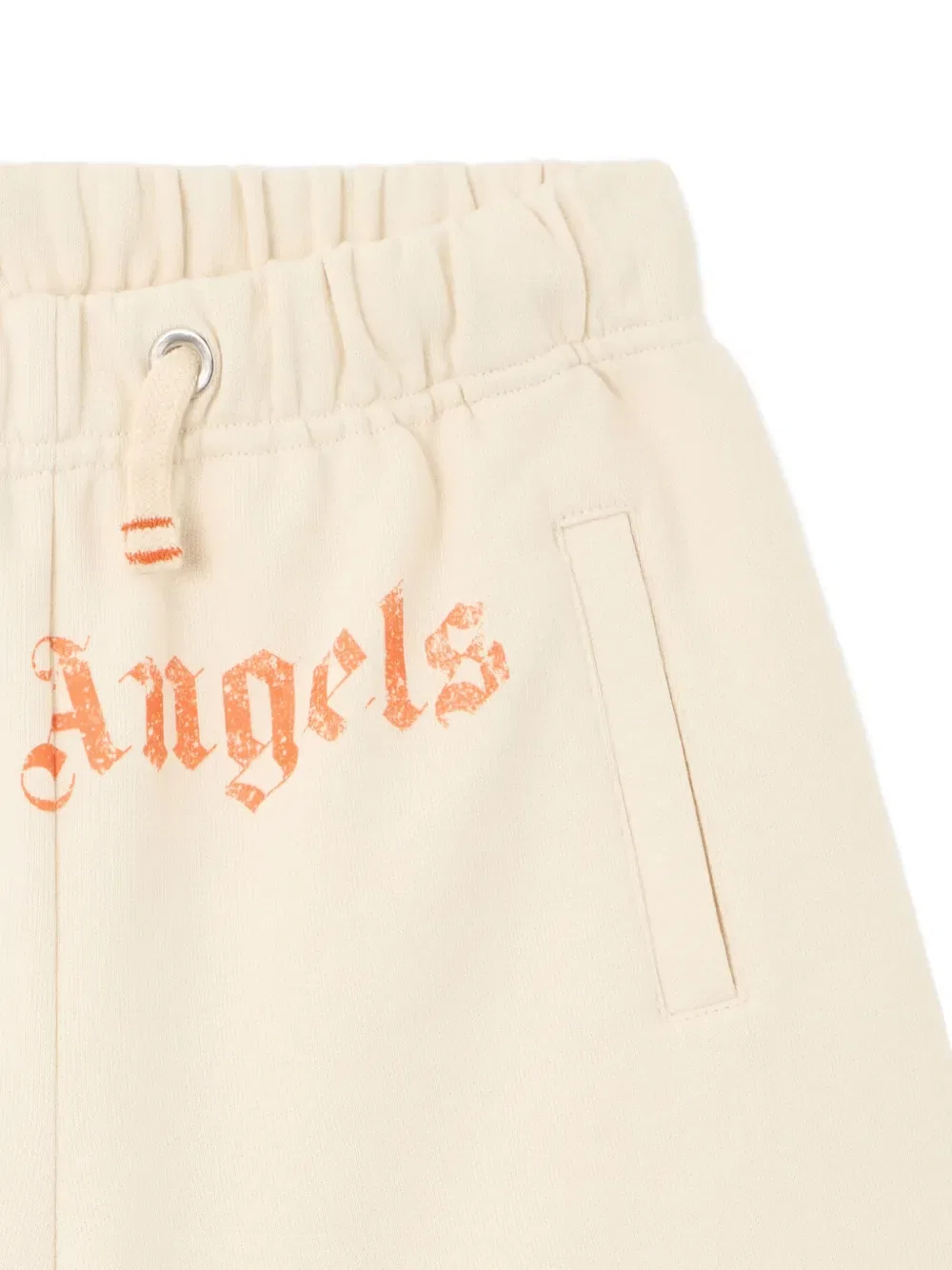 Шорты на шнуровке с логотипом Palm Angels Kids, нейтральный — фото 3
