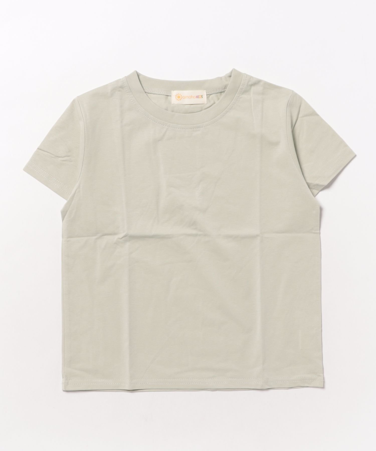 Детская однотонная футболка Aimoha Kids, Light green