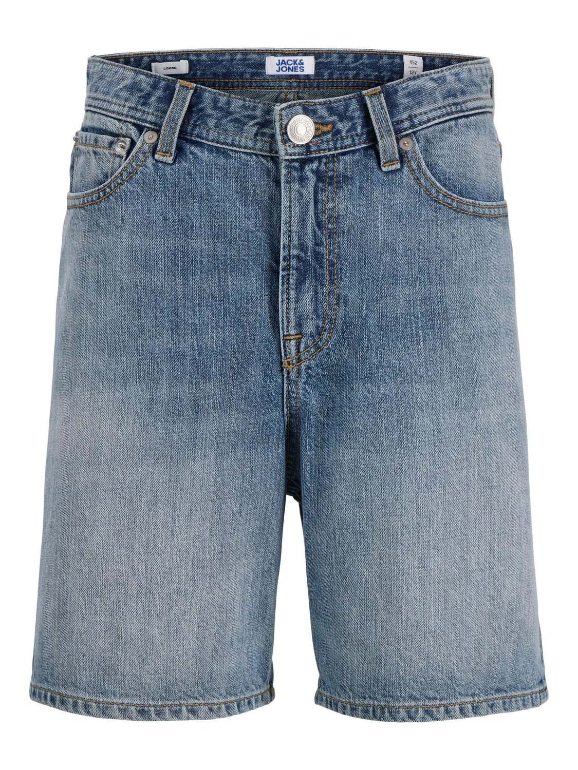 Шорты свободного кроя, джинсовые, JACK & JONES Junior, blue denim