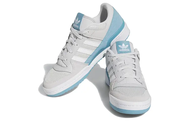 Кроссовки Adidas Originals Originals Forum Low Classic Shoes 'Grey One Preloved Blue' — фото 3