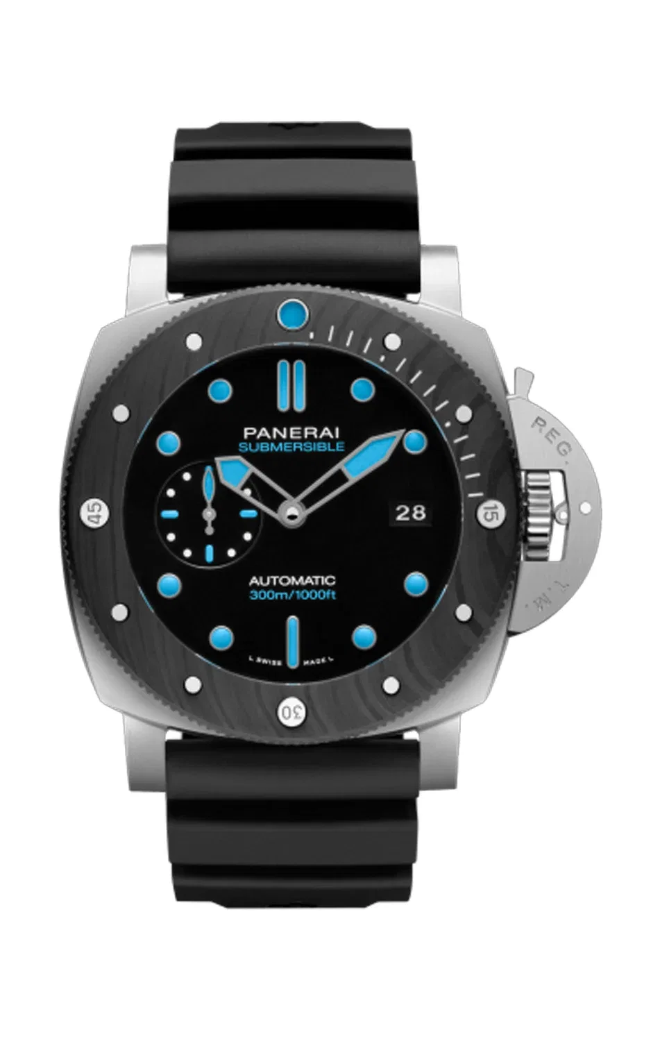 SUBMERSIBLE BMG-TECH - 47 ММ - PAM00799 PANERAI, серебряный