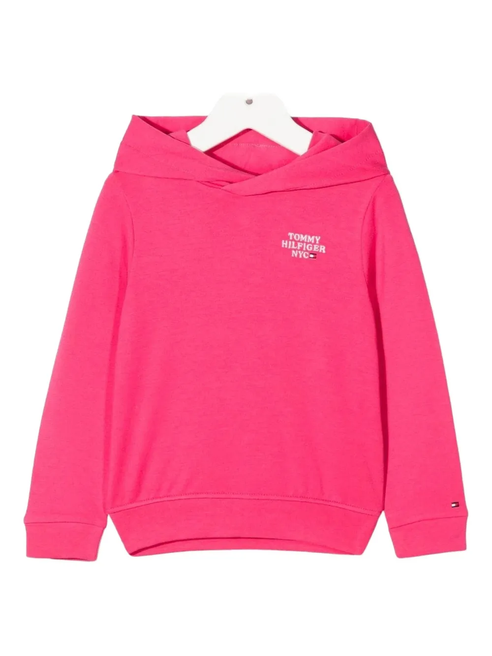 

Толстовка с вышитым логотипом Tommy Hilfiger Junior, розовый
