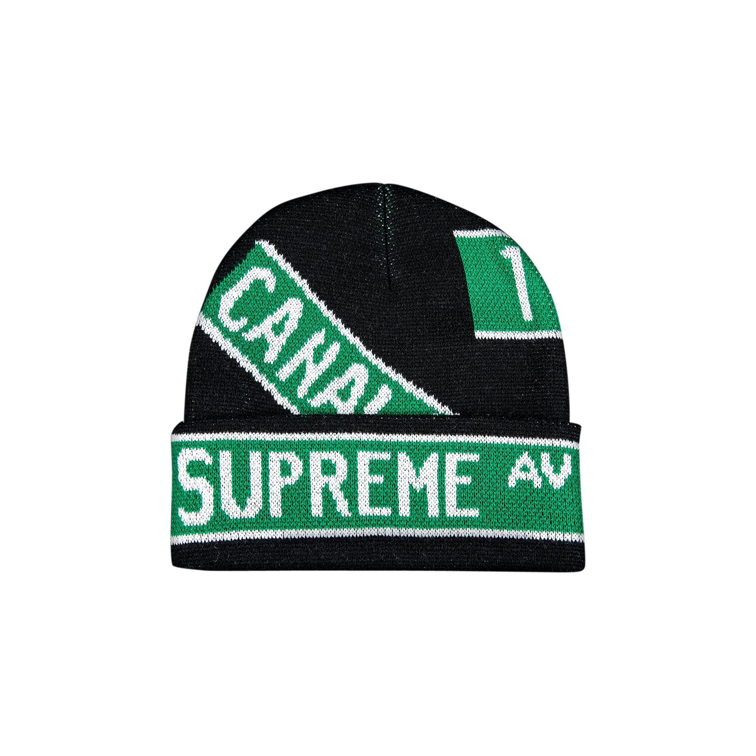 

Шапка Supreme Street Signs Черная