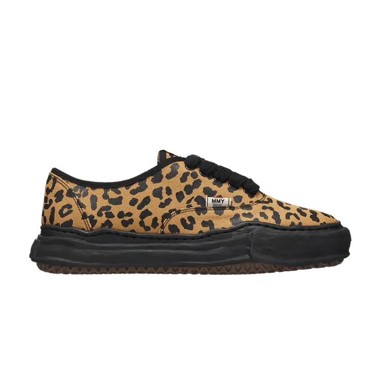 

Кроссовки Maison Mihara Yasuhiro Baker OG Sole Canvas Leopard, коричневый