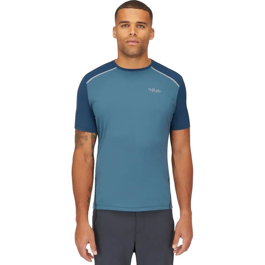 

Футболка Rab Force Short-Sleeve Rab, Orion Blue/Tempest Blue, Синий, Футболка Rab Force Short-Sleeve Rab, Orion Blue/Tempest Blue