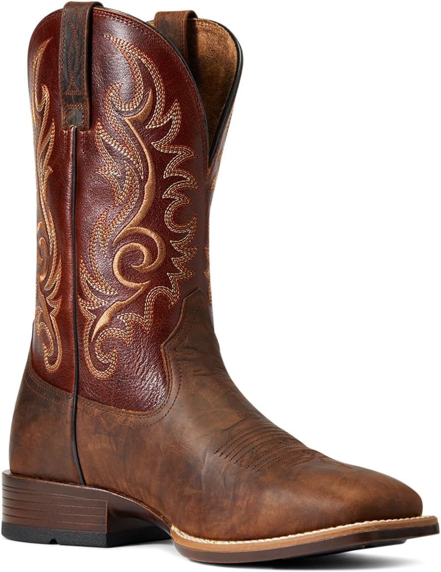 Мужские вестерн-сапоги Ariat Lasco Ultra, Bar Top Brown/Barrel Brown — фото 3