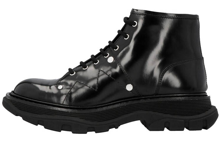 

Ботинки на шнуровке Tread черные женские Alexander Mcqueen